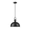 Z-Lite Melange Pendant, 1-Light, 13.25 In.W x 13 In.H, Matte Black/Matte Black 725P12-MB - alternate 5